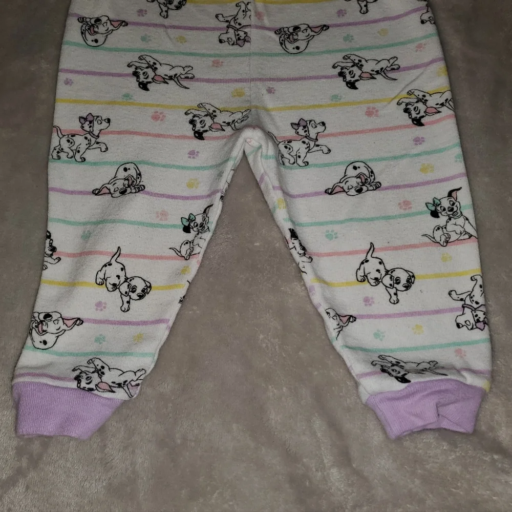 5 for $25 | Disney Baby 101 Dalmatians Striped Pastel Pajama Pants